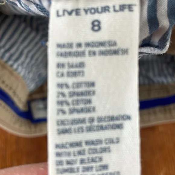 Tan shorts from American Eagle. Size 8. - Picture 4 of 4